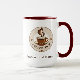 Mug Boutique de café minimal moderne