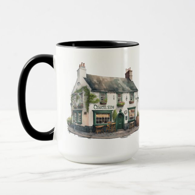 MUG BOUTIQUE DE VILLAGE DE CAMPAGNE IRLANDAIS QUAINT W (Gauche)