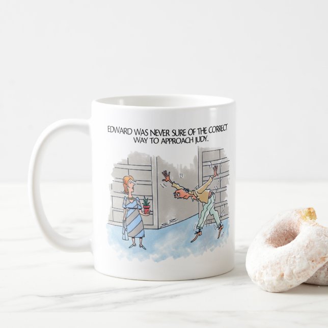 Mug Bouton Approche correcte (Avec donut)