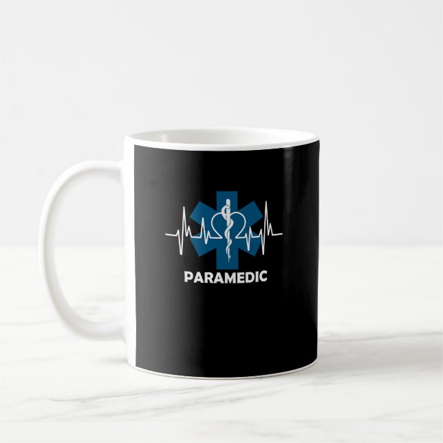 Mug Bouton cardiaque paramétrique (Gauche)