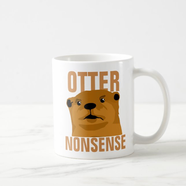 Mug Bouton de café sans sens Otter B (Droite)