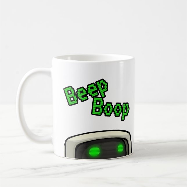 Mug Bouton de l'observateur silencieux (Gauche)