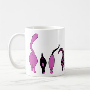 Mug Boutons de chat violet