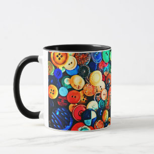 Mug Boutons Vintage