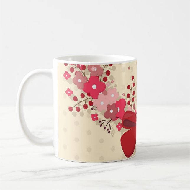 Mug Bow rouge (Gauche)