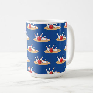 Mug Bowling Ball Stritles Motif