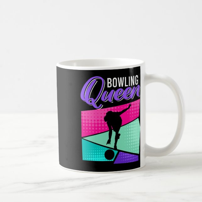 Mug Bowling Drôle Dit Bowling Queen Women Bowler (Droite)