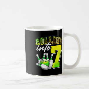 Mug Bowling Party Rolling dans 7 7e anniversaire fille