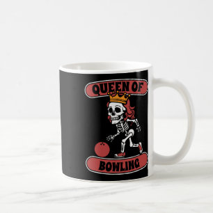 Mug Bowling Skeleton Team League - Alley Bowler Queen