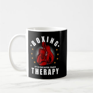 Mug Boxe C'est moins cher Thérapie Boxe Gants Boîte ca