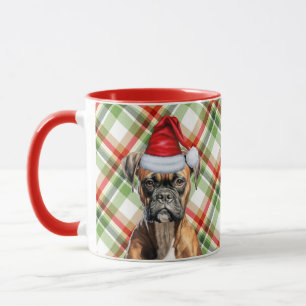 Mug Boxer Amoureux des chiens Noël Jour férié