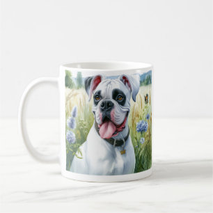 Mug Boxer Chien Beauté en aquarelle