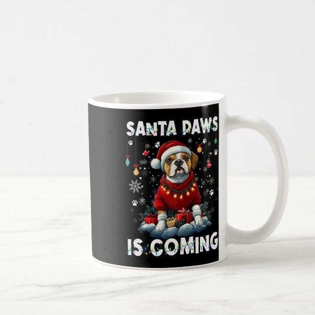 Mug Boxer Noël Arbre Lumières Décorations Amoureux des (Droite)