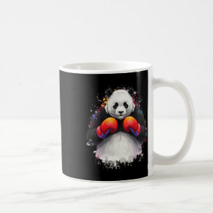 Mug Boxer Panda Boxer Aquarelle Drôle Avec Boxe