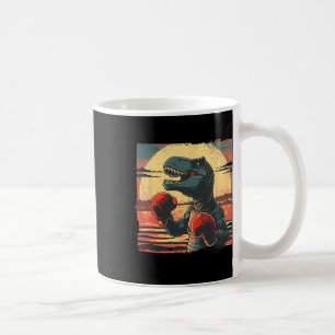 Mug Boxeur Dinosaure Boxe Dino Kickboxing T-rex Boxe