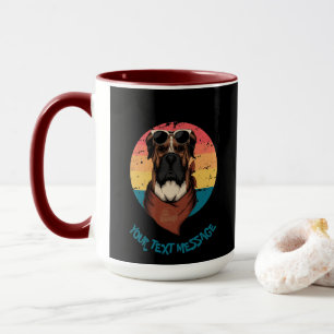 Mug Boxeur Votre Message Textuel