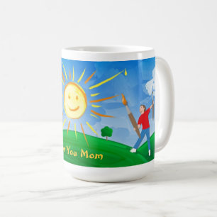 Mug Boy Painting Skies