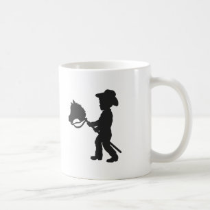 Mug Boy Playing Cowboy - Choisissez la couleur arrière