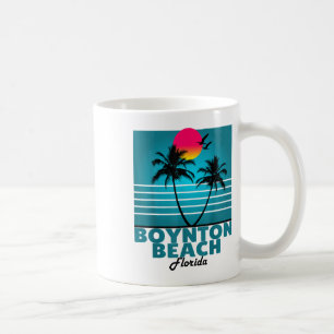 Mug Boynton Beach Floride Fl Summer Palm Trees _1
