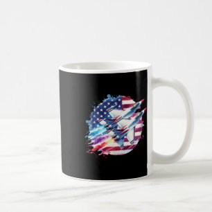 Mug Boys 4 juillet American Usa Flag Fighter Jet 1
