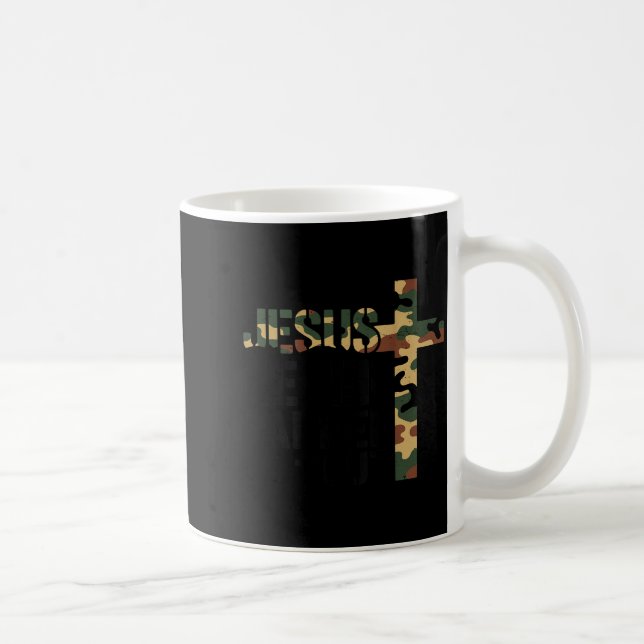 Mug Boys Camo Christian Wrestling Jesus Never Tapped O (Droite)