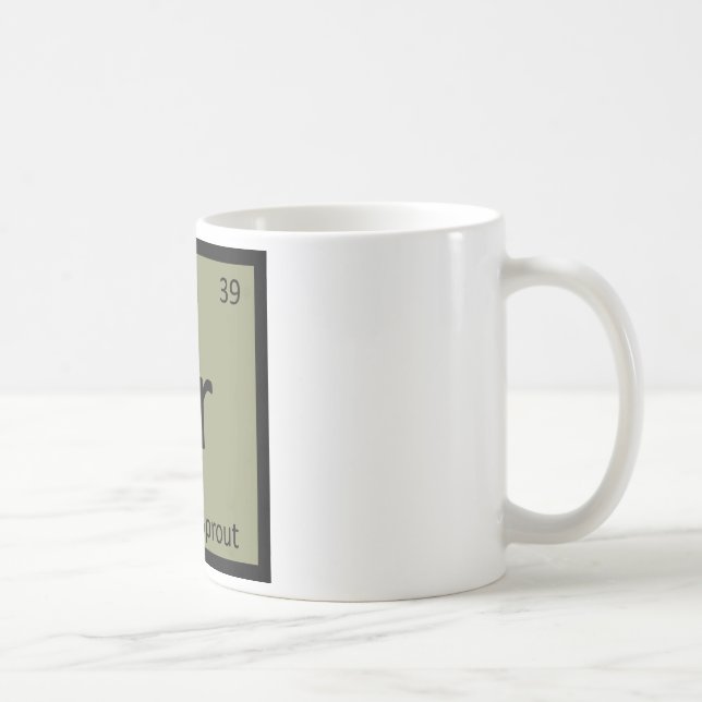Mug Br - symbole végétal de chimie de chou de (Droite)