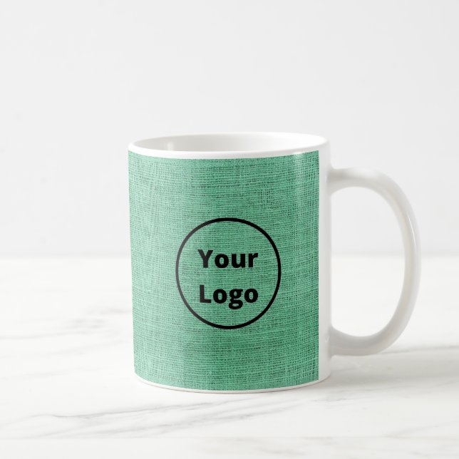Mug Bracelet vert logo personnalisé (Droite)