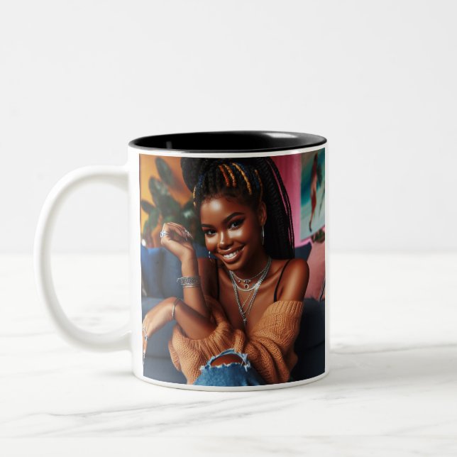 Mug "Braids & Bliss" (Gauche)