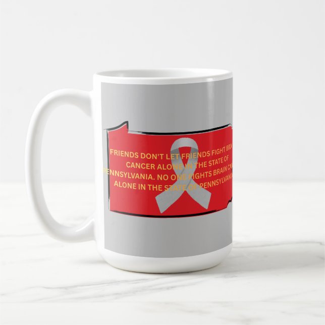 Mug Brain Cancer Awareness in Pennsylvania  (Gauche)