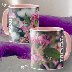 Mug Branche d'arbre de prune avec fleurs roses
