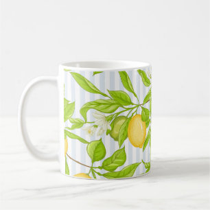 Mug Branche de citronnier : Motif sans fil