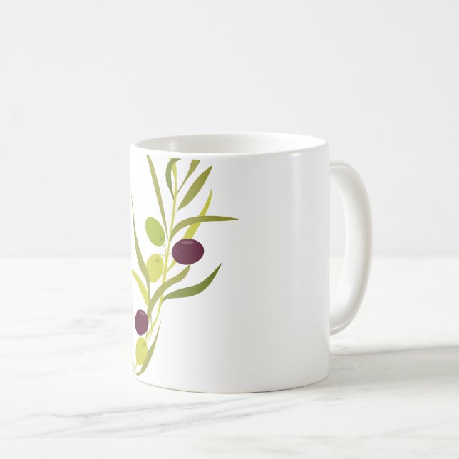 Mug Branche d'olive (Devant droit)