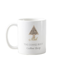 Branding de café de Noël moderne