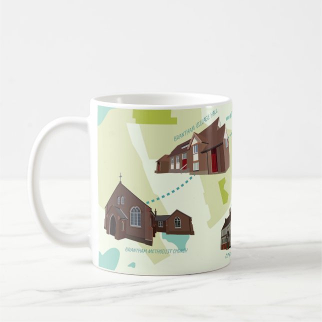 Mug Brantham met l'accent sur la boue (Gauche)