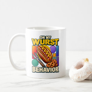 Mug Bratwurst sur mon comportement de grill maître Wur