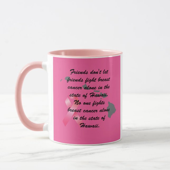 Mug Breast Cancer Awareness in Hawaii  (Gauche)