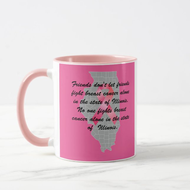 Mug Breast Cancer Awareness in Illinois  (Gauche)