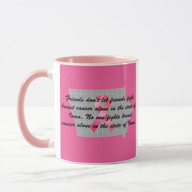 Mug Breast Cancer Awareness in Iowa (Gauche)