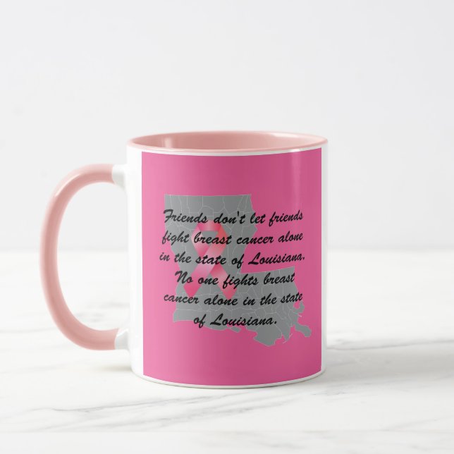 Mug Breast Cancer Awareness in Louisiana  (Gauche)
