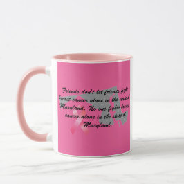 Mug Breast Cancer Awareness in Maryland 