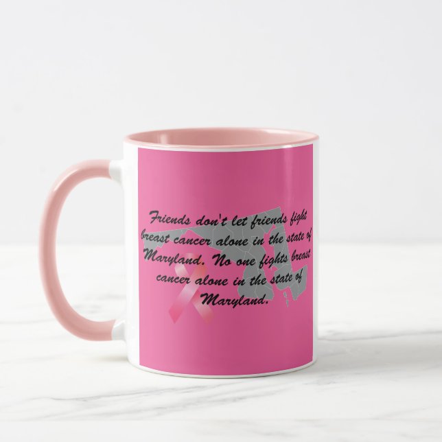 Mug Breast Cancer Awareness in Maryland  (Gauche)