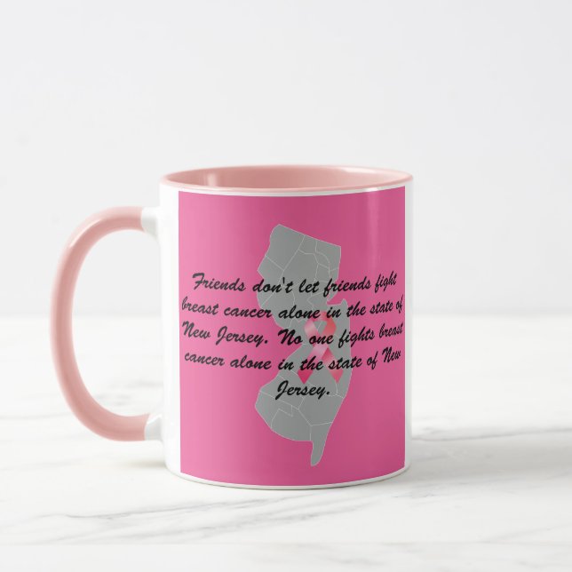 Mug Breast Cancer Awareness in New Jersey  (Gauche)