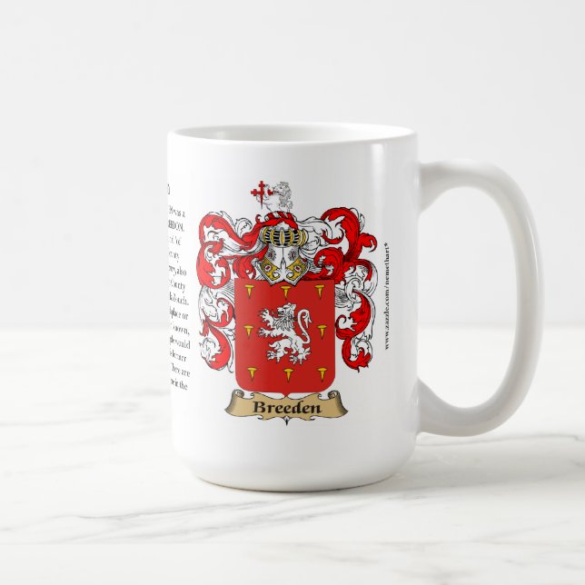 Mug Breeden, l'origine, la signification et la crête (Droite)
