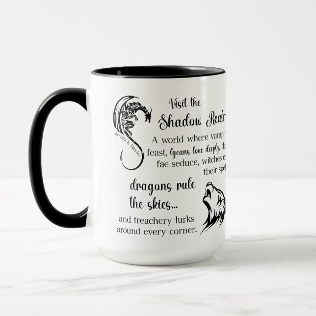Mug Brenda K Davies Mug, les royaumes de l'ombre (Gauche)