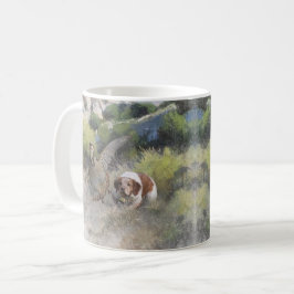 Mug Bretagne Espagnol chasse perdrix chukar, Art