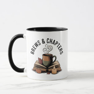 Mug Brews & Chapitres — Thé et livres de sorcière cosy