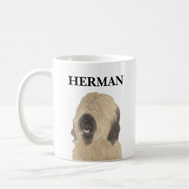 Mug Briard personnalisé (Gauche)