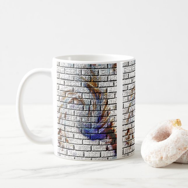 MUG BRICK WALL (Avec donut)