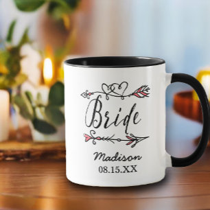 Mug Bride Boho chef de la tribu nuptiale Mariage de la