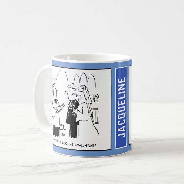 Mug Bride demande à lire la Petite Impression. (Devant gauche)
